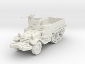 M5A1 Half-Track 1/120 in White Natural Versatile Plastic