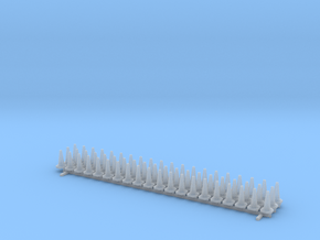 1/64 traffic cone 50cm plain x60 in Smoothest Fine Detail Plastic