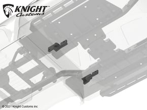 KCKR1018 Knightrunner Trailing arm mount in Black PA12