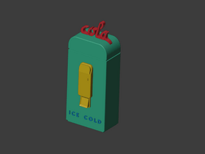 1/87 cola dispenser. in Smooth Fine Detail Plastic