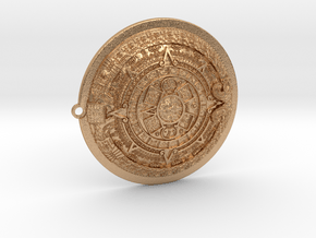 Medallion_Aztec_calendar in Natural Bronze