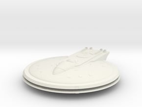 1400 Centaur class saucer1 in White Natural Versatile Plastic