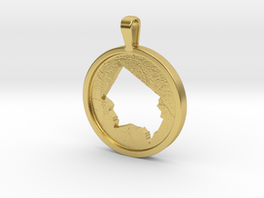 The Town of Billerica in Polished Brass