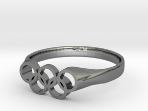 Tom Daley's Ring - Precious Metal in Fine Detail Polished Silver: 3.5 / 45.25