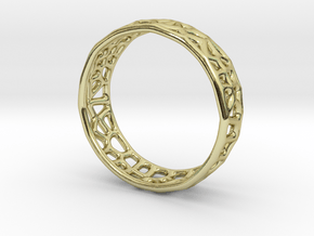 Bamboo ring in 18K Yellow Gold: Small