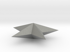 10. Pentagrammic Dipyramid - 1 Inch in Gray PA12