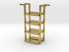 LTM-51, Spoor-1, 1:32. Ladder. 1x2 stuks in Natural Brass