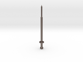 LEGO Minifig Fencing Sword (Battle Creator Gear) in Polished Bronzed-Silver Steel