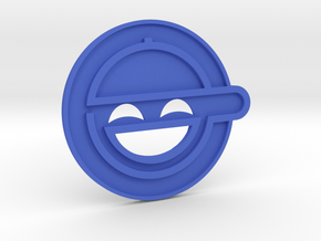 LAUGHING MAN Pendant ⛧VIL⛧ in Blue Processed Versatile Plastic