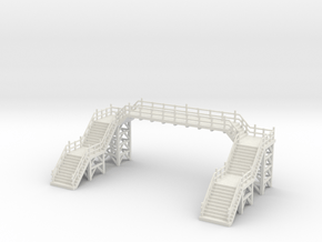 Overhead Footbridge for Platforms 1:220 / 1:160 in White Natural Versatile Plastic: 1:220 - Z