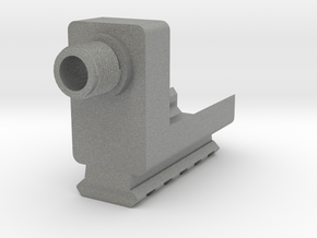 G19 M&P40 M&P9 Barrel Adapter with Bottom Rail in Gray PA12