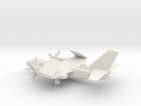North American XA2J (folded wings) in White Natural Versatile Plastic: 6mm