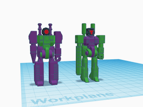 Drill Nuts and Rockbuster RoGunners in Purple Processed Versatile Plastic