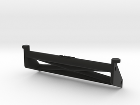 Axial front chassis replacement member in Black Natural Versatile Plastic