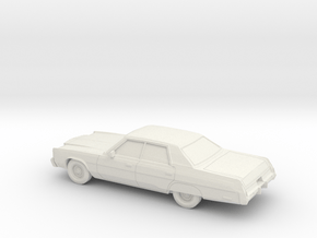 1/64 1975-77 Chrysler New Yorker Sedan in White Natural Versatile Plastic