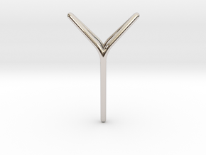 YOUNIVERSAL Fine Pendant. Soft Elegance in Platinum