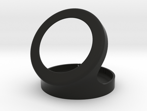 Base (M2) for HyperPixel 2.1 Round Touch (Pi Zero) in Black Premium Versatile Plastic