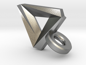 Penrose Pendant in Natural Silver