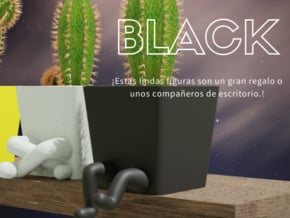 Legs Plants Poses #2 in Black Natural Versatile Plastic