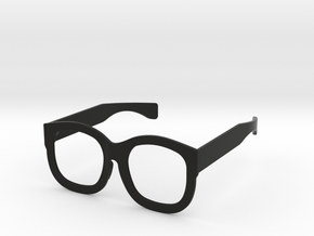 Wayfarer Glasses-Frame in Black Natural Versatile Plastic