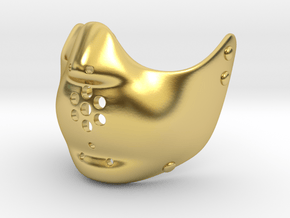 MADS Mask Pendant ⛧VIL⛧ in Polished Brass