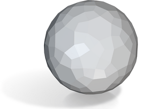 13. Propello Truncated Icosahedron - 1 Inch in Tan Fine Detail Plastic