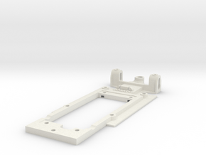 Chassis for Scalextric Saudia Williams FW07B (F1) in White Natural Versatile Plastic