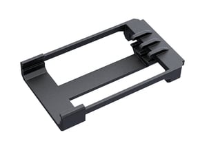 1inch chassis Verso board Adapter in Black Natural Versatile Plastic