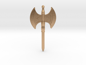 Battle Axe for the New Mini figures in Natural Bronze
