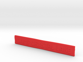 CCL PT2 SIGN Pendant ⛧ VIL ⛧ in Red Processed Versatile Plastic: Large