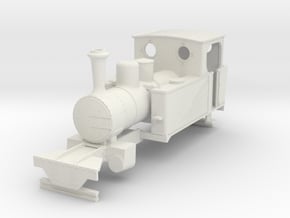 b64-hunslet-4-6-0t-wdlr-loco in White Natural Versatile Plastic