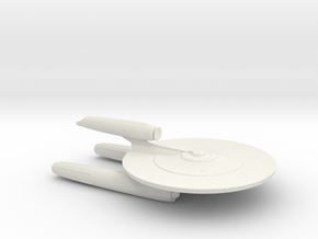 Starship A Design (2009) / 10cm - 4in in White Natural Versatile Plastic