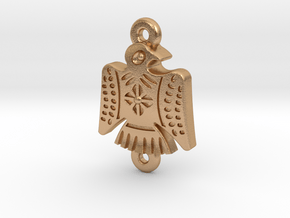 Pendant Simple Eagle in Natural Bronze: Small