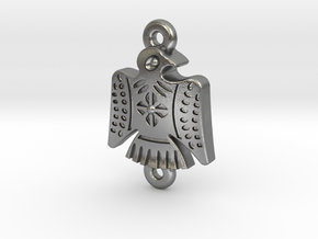 Pendant Simple Eagle in Natural Silver: Small