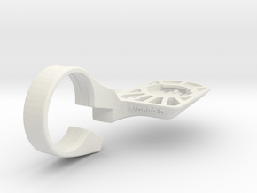 Wahoo Elemnt Bolt V2 Handlebar Mount - 35mm in White Natural Versatile Plastic