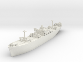 EC2 Liberty Cargo Ship in White Natural Versatile Plastic: 1:600
