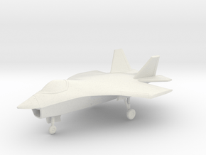 Boeing F-32B JSF Production Model (w/Landing Gear) in White Natural Versatile Plastic: 1:144