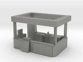 HO Scale Food Stand(2) in Gray PA12