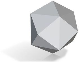 04. Biscribed Tetrakis Hexahedron - 10 mm in Tan Fine Detail Plastic