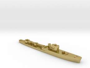 Italian Orsa class torpedo boat 1:1400 WW2 in Natural Brass