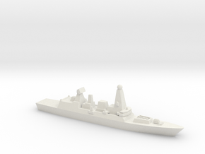 Type 45 DDG w/ Sea Ceptor, 1/2400 in White Natural Versatile Plastic