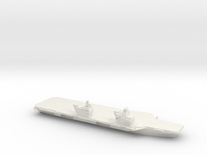 Queen Elizabeth-class CV, Angled Deck, 1/1800 in White Natural Versatile Plastic