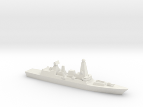 Type 45 DDG w/ Sea Ceptor, 1/1250 in White Natural Versatile Plastic