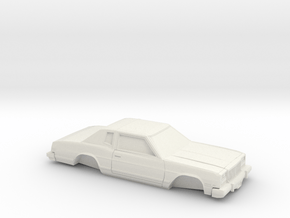 1/64 1978 Buick Riviera Shell in White Natural Versatile Plastic