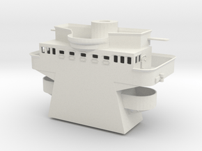 1/100 DKM Admiral Scheer Tower part 1 in White Natural Versatile Plastic