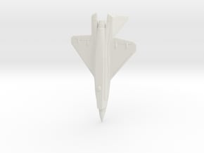 Sukhoi LTS "Checkmate" Stealth Fighter in White Natural Versatile Plastic: 6mm