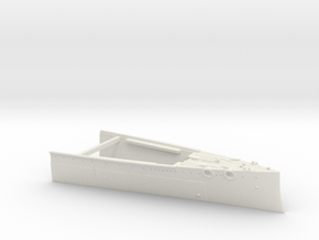 1/700 HMS Queen Mary Bow Waterline in White Natural Versatile Plastic