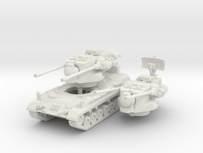 MG144-G16A Gepard 1A2 in White Natural Versatile Plastic