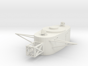 1/100 DKM Admiral Scheer Tower part 4 RF Cabine in White Natural Versatile Plastic