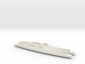 I-22 with Midget Submarine x2 (1/1800) in White Natural Versatile Plastic